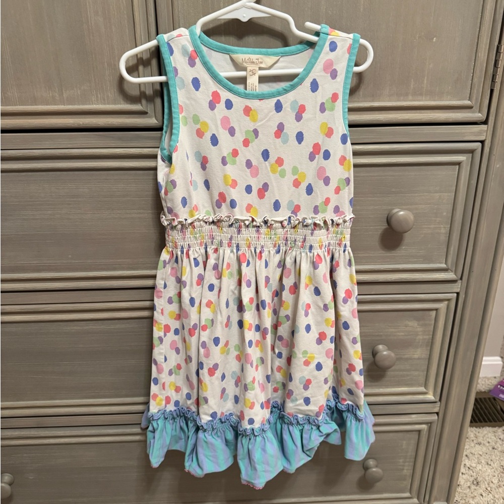 Matilda Jane Colorful Polka Dot Dress